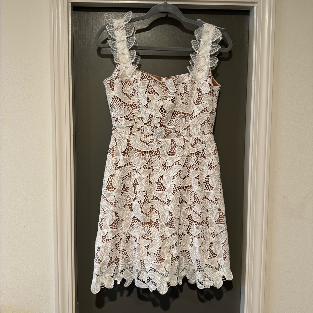 Elliatt White Lace Dress